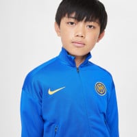 Nike Inter Milan Strike Trainingspak Full-Zip 2024-2025 Kids Blauw Donkerblauw Goud