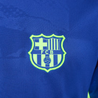 Nike FC Barcelona Pre-Match Trainingsshirt 2024-2025 Blauw Grijs Groen