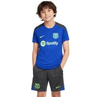 Nike FC Barcelona Strike Trainingsset 2024-2025 Kids Blauw Donkergrijs Lichtgroen