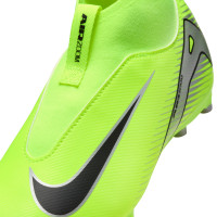 Nike Zoom Mercurial Superfly 10 Academy Gras / Kunstgras Voetbalschoenen (MG) Kids Neongeel Zwart Zilver