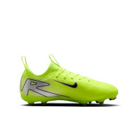 Nike Zoom Mercurial Vapor 16 Academy Gras / Kunstgras Voetbalschoenen (MG) Kids Neongeel Zwart Zilver