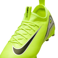 Nike Zoom Mercurial Vapor 16 Academy Gras / Kunstgras Voetbalschoenen (MG) Kids Neongeel Zwart Zilver