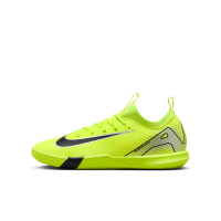 Nike Zoom Mercurial Vapor 16 Academy Zaalvoetbalschoenen (IN) Kids Neongeel Zwart Zilver