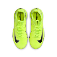 Nike Zoom Mercurial Vapor 16 Academy Zaalvoetbalschoenen (IN) Kids Neongeel Zwart Zilver