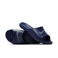 Nike Victori One Douche Slippers Donkerblauw Wit