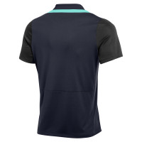 Nike Academy Pro 24 Polo Donkerblauw Zwart Turquoise Wit