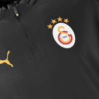 PUMA Galatasaray SK Trainingspak 1/4-Zip 2024-2025 Zwart Oranje