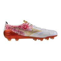 Mizuno Alpha SR4 Japan Gras Voetbalschoenen (FG) Wit Rood Goud