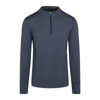 Cruyff Metabolic Trainingspak 1/4-Zip Donkergrijs Zwart