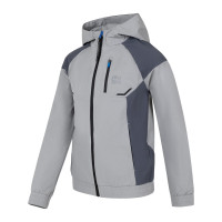 Cruyff Elite Jacket Kids Grijs Donkergrijs Blauw