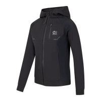 Cruyff Elite Trainingspak Full-Zip Kids Zwart Zilver