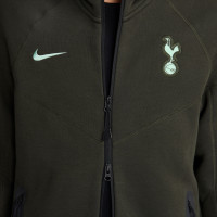 Nike Tottenham Hotspur Tech Fleece Trainingspak 2024-2025 Donkergrijs Groen Lichtblauw