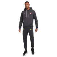 Nike Liverpool Standard Issue Hoodie 2024-2025 Donkergrijs Wit