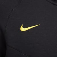 Nike Liverpool Tech Fleece Vest 2024-2025 Donkergrijs Geel