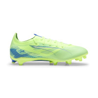 PUMA Ultra 5 Match Gras / Kunstgras Voetbalschoenen (MG) Groen Blauw Zwart Wit