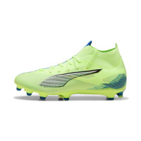 PUMA Ultra 5 Match+ Gras / Kunstgras Voetbalschoenen (MG) Dames Groen Blauw Zwart Wit