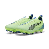 PUMA Ultra 5 Pro Gras / Kunstgras Voetbalschoenen (MG) Kids Groen Blauw Zwart Wit