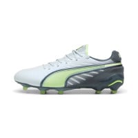 PUMA King Ultimate Gras / Kunstgras Voetbalschoenen (MG) Lichtgrijs Donkergrijs Lichtgroen