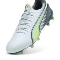 PUMA King Ultimate Gras / Kunstgras Voetbalschoenen (MG) Lichtgrijs Donkergrijs Lichtgroen