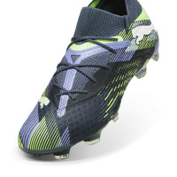 PUMA Future 7 Ultimate Gras / Kunstgras Voetbalschoenen (MG) Grijs Paars Groen Wit