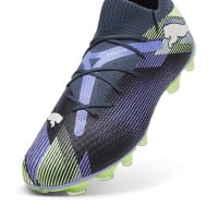 PUMA Future 7 Pro Gras / Kunstgras Voetbalschoenen (MG) Grijs Paars Groen Wit