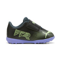 PUMA Future 7 Play Turf Voetbalschoenen (TF) Baby / Peuters Grijs Paars Groen Wit