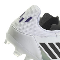 adidas F50 Messi League Gras Voetbalschoenen (FG) Kids Wit Paars Zwart