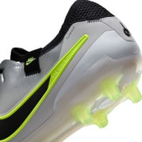 Nike Tiempo Legend 10 Elite Kunstgras Voetbalschoenen (AG) Zilver Zwart Neongeel