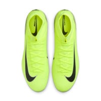 Nike Zoom Mercurial Superfly 10 Academy IJzeren-Nop Voetbalschoenen (SG) Anti-Clog Neongeel Zwart Zilver