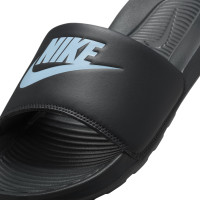 Nike Victori One Slippers Donkergrijs Blauw