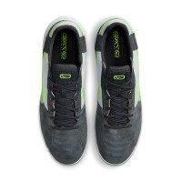 Nike Street Gato Straatvoetbalschoenen Zwart Grijs Neongeel