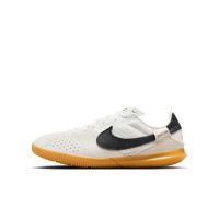 Nike Street Gato Straatvoetbalschoenen Kids Wit Zwart Lichtgrijs Bruin