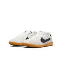 Nike Street Gato Straatvoetbalschoenen Kids Wit Zwart Lichtgrijs Bruin