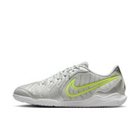 Nike Tiempo Legend 10 Academy Zaalvoetbalschoenen (IN) Zilver Neongeel