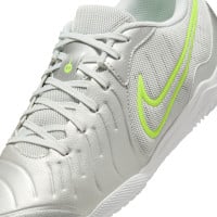 Nike Tiempo Legend 10 Academy Zaalvoetbalschoenen (IN) Zilver Neongeel