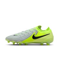 Nike Phantom GX II Elite Kunstgras Voetbalschoenen (AG) Neongeel Zilver Zwart