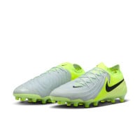 Nike Phantom GX II Elite Kunstgras Voetbalschoenen (AG) Neongeel Zilver Zwart