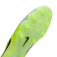 Nike Phantom GX II Elite Kunstgras Voetbalschoenen (AG) Neongeel Zilver Zwart