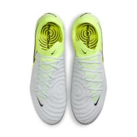 Nike Phantom GX II Elite Gras Voetbalschoenen (FG) Neongeel Zilver Zwart