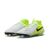 Nike Phantom Luna II Elite Gras Voetbalschoenen (FG) Neongeel Zilver Zwart