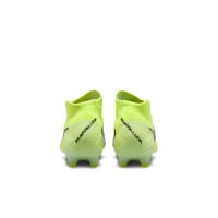 Nike Phantom Luna II Elite Gras Voetbalschoenen (FG) Neongeel Zilver Zwart