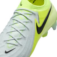 Nike Phantom GX II Elite IJzeren-Nop Voetbalschoenen (SG) Anti-Clog Neongeel Zilver Zwart