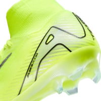 Nike Zoom Mercurial Superfly 10 Elite Gras Voetbalschoenen (FG) Neongeel Zwart Zilver