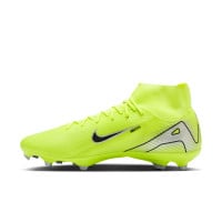 Nike Zoom Mercurial Superfly 10 Academy Gras / Kunstgras Voetbalschoenen (MG) Neongeel Zwart Zilver