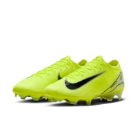 Nike Zoom Mercurial Vapor 16 Elite Gras Voetbalschoenen (FG) Neongeel Zwart Zilver