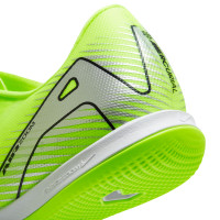 Nike Zoom Mercurial Vapor 16 Academy Zaalvoetbalschoenen (IN) Neongeel Zwart Zilver