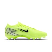 Nike Zoom Mercurial Vapor 16 Pro Kunstgras Voetbalschoenen (AG) Neongeel Zwart Zilver