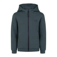 Cruyff Ignite Tape Hoodie Trainingspak Kids Donkergroen Zwart