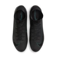 Nike Zoom Mercurial Superfly 10 Pro Gras Voetbalschoenen (FG) Zwart Donkergroen