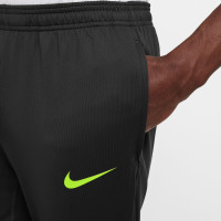 Nike Strike Trainingsbroek Antraciet Neongeel